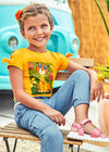 Blusa M/C Tigre Amarillo Mango Niña Mayoral M3035 MAYORAL