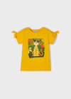 Blusa M/C Tigre Amarillo Mango Niña Mayoral M3035 MAYORAL