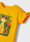 Blusa M/C Tigre Amarillo Mango Niña Mayoral M3035 MAYORAL