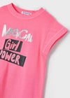 Conjunto Leggings Corto Negro Blusa M/C Neon Niña Mayoral M3764 MAYORAL
