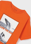 Playera M/C "Follow Sun" Naranja Junior Niño Mayoral M6017 MAYORAL