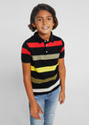 Polo M/C Rayas Negro Junior Niño Mayoral M6102 MAYORAL