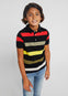 Polo M/C Rayas Negro Junior Niño Mayoral M6102