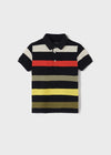 Polo M/C Rayas Negro Junior Niño Mayoral M6102 MAYORAL