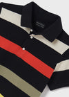 Polo M/C Rayas Negro Junior Niño Mayoral M6102 MAYORAL