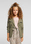 Saco Lino Verde Militar Junior Niña Mayoral M6120