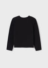 Sudadera Botones Ecofriends Negro Junior Niña Mayoral M6417 MAYORAL