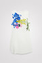 Vestido Estrech Blanco Desigual 22Swvw73 Woman