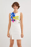 Vestido Estrech Blanco Desigual 22Swvw73 Woman DESIGUAL