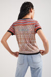 Blusa M/C Estampada Desigual Acra Woman DESIGUAL