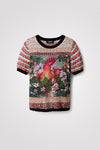 Blusa M/C Estampada Desigual Acra Woman DESIGUAL