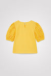 Blusa M/C Manga Bordada Amarillo Mango Desigual Niña DESIGUAL