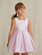 Vestido Shantung Combinado Malva Abel y Lula M5021