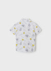 Camisa M/C Estampado Grande Blanco Mayoral M1115 Mayoral