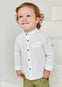 Camisa M/L Lino Cuello Mao Rayas Bebe Niño Mayoral M1116