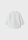 Camisa M/L Lino Cuello Mao Rayas Bebe Niño Mayoral M1116 Mayoral