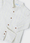 Camisa M/L Lino Cuello Mao Rayas Bebe Niño Mayoral M1116 Mayoral