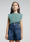 Blusa S/M Hombreras Jade Junior Niña Mayoral M6039 Mayoral