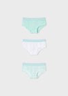 Set 3 Pantaletas Completas Jade Niña Mayoral M10220 Mayoral
