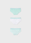 Set 3 Pantaletas Completas Jade Niña Mayoral M10220 Mayoral