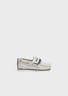 Mocasin Piel Velcro Gris Claro Niño Mayoral M41390 Mayoral