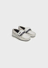 Mocasin Piel Velcro Gris Claro Niño Mayoral M41390 Mayoral