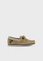 Mocasin Piel Velcro Camel Niño Mayoral