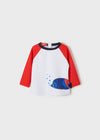 Camiseta M/L Proteccion Solar Rojo Bebe Niño Mayoral M1019 Mayoral