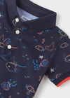 Polo M/C Estampado Marino Bebe Niño Mayoral M1106 Mayoral