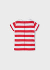Blusa M/C Rayas Rojo Niña Mayoral M3045 Mayoral