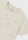 Playera M/C Estampada Beige Niño Junior Mayoral M6012 Mayoral