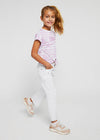 Pantalon Cropped Blanco Junior Niña Mayoral M6569 Mayoral