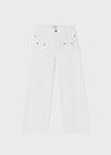 Pantalon Cropped Blanco Junior Niña Mayoral M6569 Mayoral