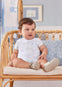 Conjunto Short Rayas Camisa M/C Lino Azul Cielo Bebe Niño Mayoral M1213