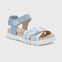 Huarache Celeste Velcro Niña Mayoral