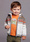 Playera M/L "Van" Naranja Bebe Niño Mayoral M2008 MAYORAL