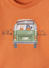 Playera M/L "Van" Naranja Bebe Niño Mayoral M2008 MAYORAL