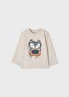Playera M/L Mochila Beige Bebe Niño Mayoral M2009 MAYORAL