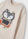 Playera M/L Mochila Beige Bebe Niño Mayoral M2009 MAYORAL