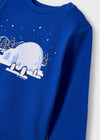 Playera M/L Iglu Azul Rey Bebe Niño Mayoral M2012 MAYORAL