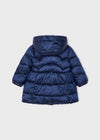 Chamarra Larga Acolchada Marino Bebe Niña Mayoral M2438 MAYORAL