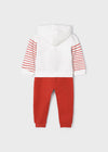 Pants Sudadera Con Gorro Rosa Bebe Niña Mayoral M2837 MAYORAL