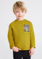 Playera M/L Estampado Olivo Mayoral Niño M4005