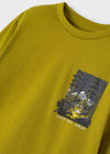 Playera M/L Estampado Olivo Mayoral Niño M4005 MAYORAL