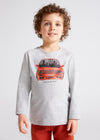 Playera M/L Lenticular Coche Steel Gris Niño Mayoral M4009 MAYORAL