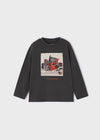 Playera M/L "Myrl" Gris Niño Mayoral M4011 MAYORAL