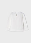 Blusa Ml Grafica Beige-Jade Niña Mayoral M4025 MAYORAL
