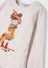 Blusa M/L Muñeca Beige Niña Mayoral M4029 MAYORAL