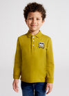 Polo M/L Aplique Oliva Niño Mayoral M4177 MAYORAL