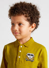 Polo M/L Aplique Oliva Niño Mayoral M4177 MAYORAL
